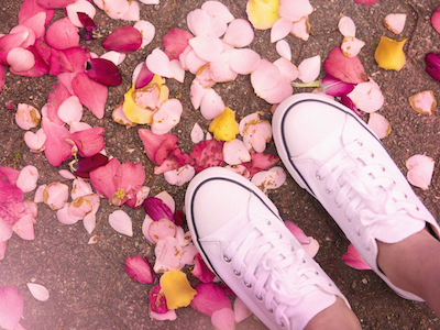 真っ白なスニーカーの魔法って？