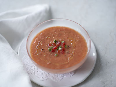 簡単レシピの冷製おしゃれスープ