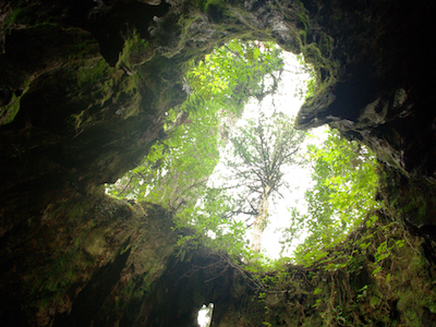 屋久島で見つけた「ハート型」の空