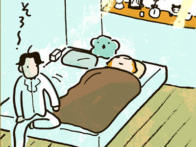 早起きしすぎた夫が、そろりと出歩きます