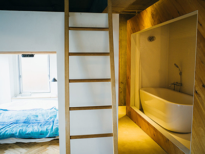 オフロにも扉ナシ。ワンルームのススメ