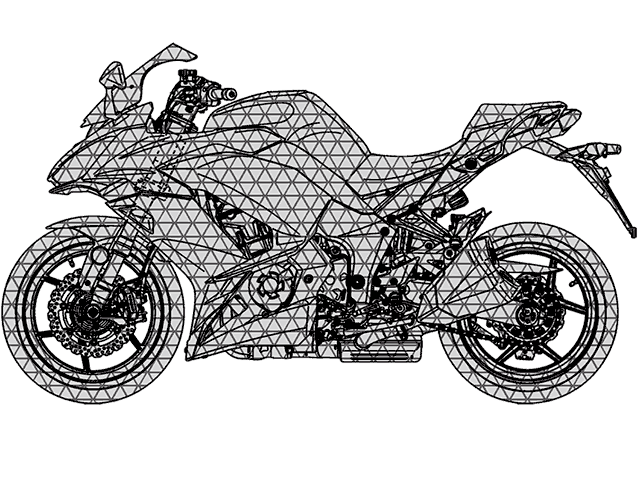 カワサキのバイクはけっこうロボットが作ってます