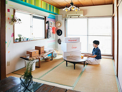 かさばる荷物を、スッキリきれいにしてくれるって…どゆこと？