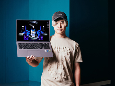 60kmの自転車移動も余裕。RTX搭載のLG gramは“場所に縛られたくない人“にピッタリの軽さ