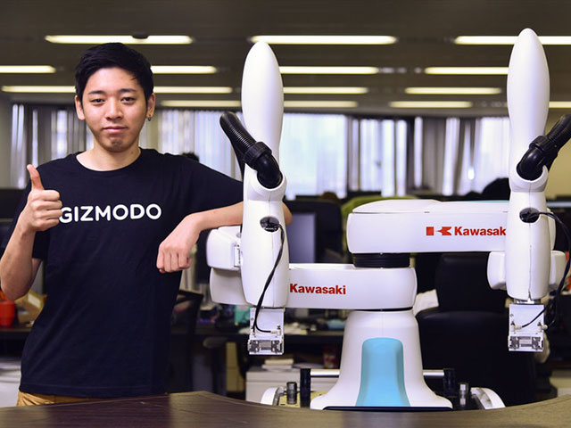 新人にロボットを採用しました