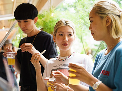 都内で緑に囲まれて、ブラブラして、ビールを飲む時間